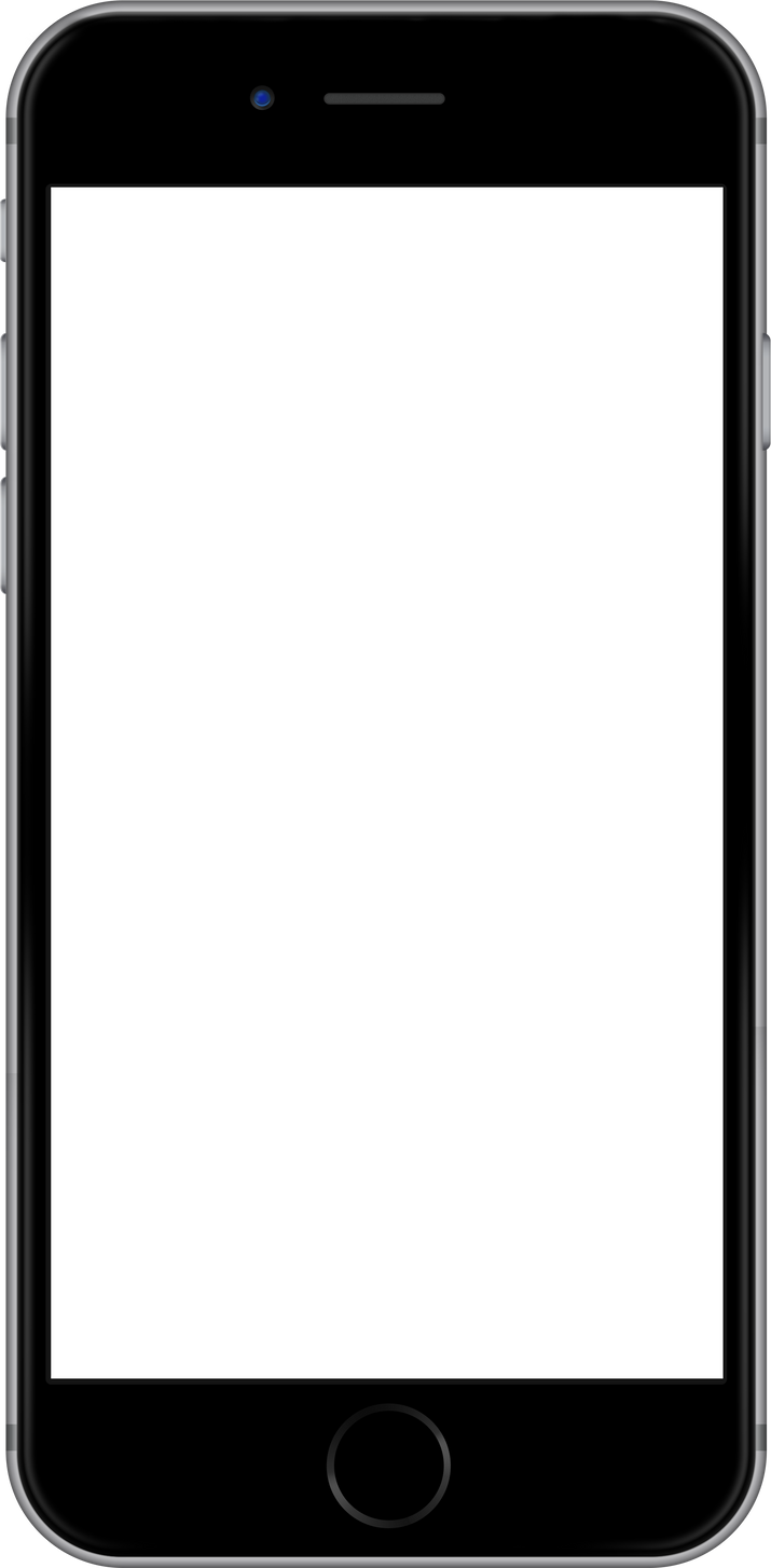 Mobile Phone smartphone in iphone style isolated